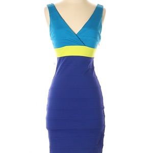 NWT Express Blue Bodycon Dress Size XS